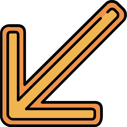 Diagonal arrow